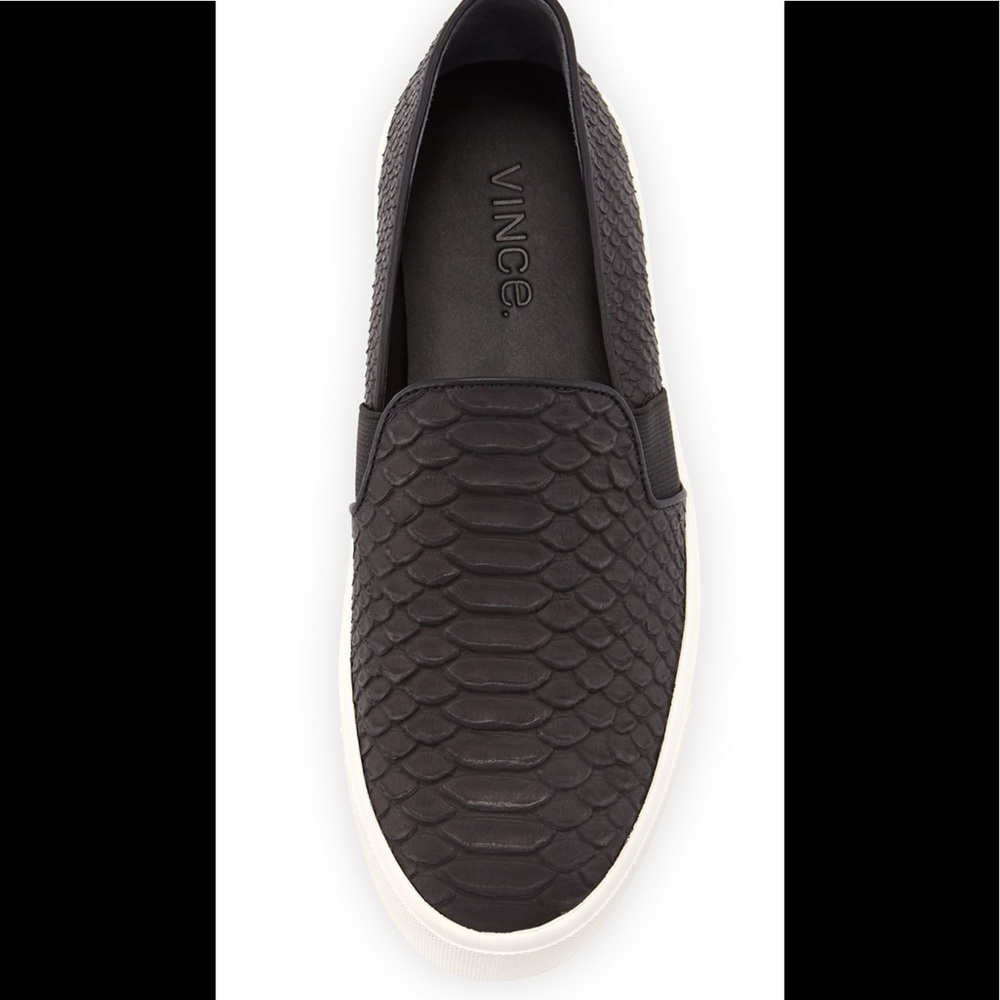 Vince Berlin Python Embossed Slip-On Sneaker Like… - image 2